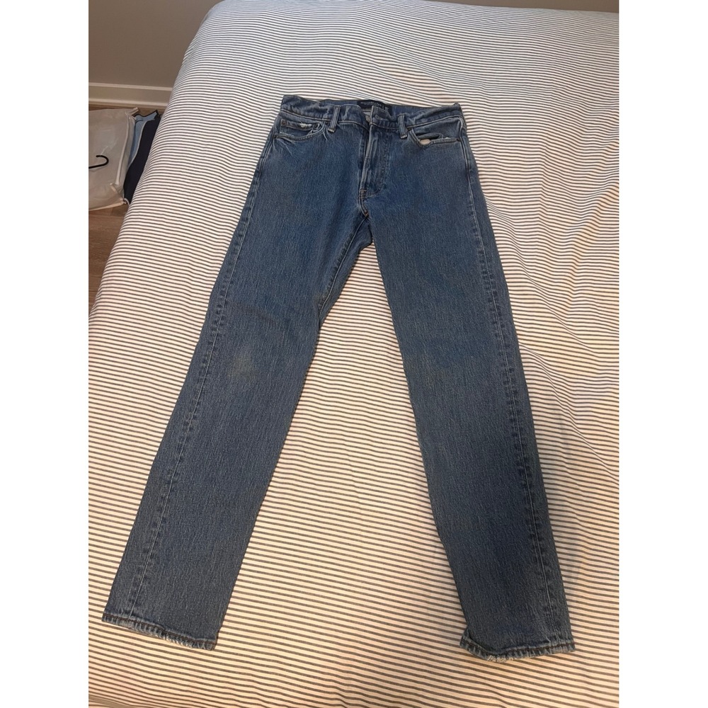 Abercrombie & Fitch 90s Straight Jeans Mens 30x32 Medium Wash Vintage Stretch